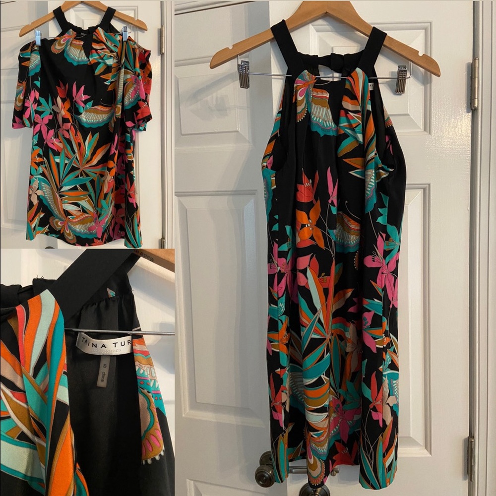 Trina Turk Tropical Dress Small